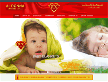Tablet Screenshot of aldonnaco.com